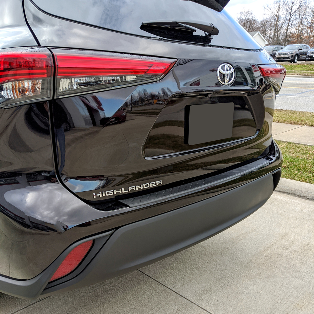 Bumper Protectors Toyota Highlander Rear Bumper Protector